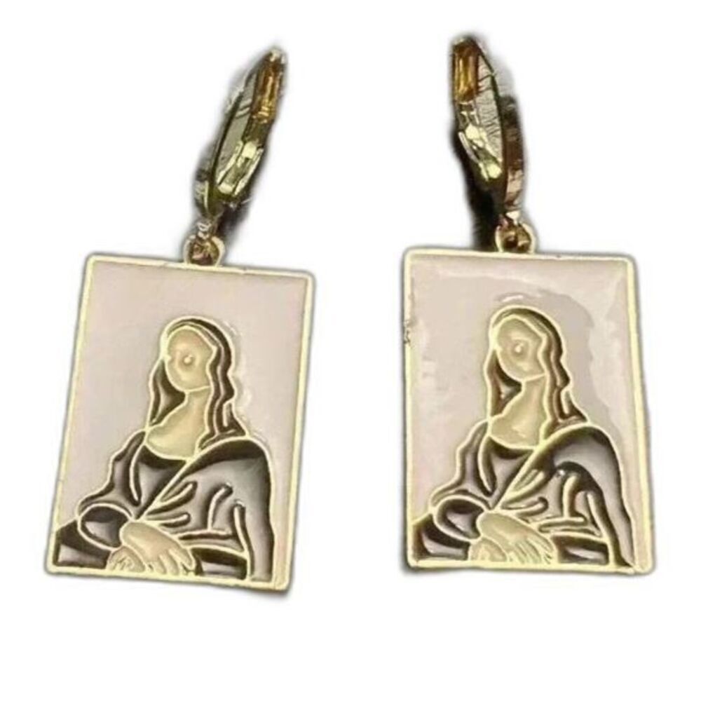 Art Earrings (x2)